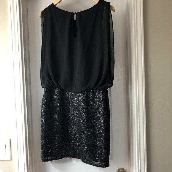 Aidan Mattox Blouson Sequin Skirt Dress size 4 - Picture 4 of 7